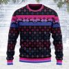 Bisexual Pride Flag Ugly Christmas Sweater - Image 1