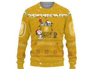 Bitburger American Merry Christmas, Snoopy House Cute Fan Gift-3D Sweatshirt - Image 1