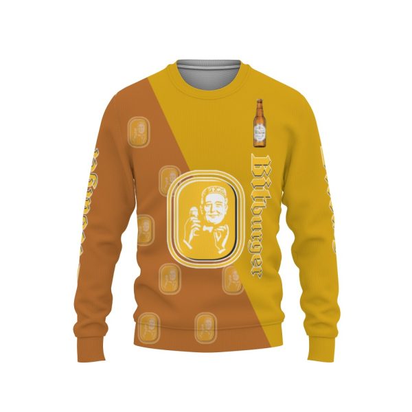 Bitburger And Pattern Logo-3D Sweatshirt - Image 1