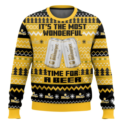 bitburger its the most wonderful time for a beer ugly christmas sweater 1 Bitburger Its The Most Wonderful Time For A Beer Ugly Christmas Sweater - Image 1