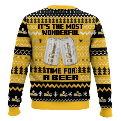 bitburger its the most wonderful time for a beer ugly christmas sweater 2 Bitburger Its The Most Wonderful Time For A Beer Ugly Christmas Sweater - Image 2