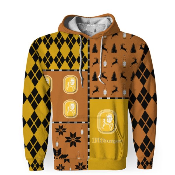Bitburger Merry Christmas And -3D Unisex Hoodie - Image 1
