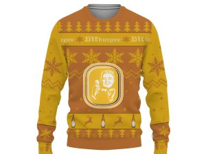 Bitburger Merry Christmas Unisex Gift Fan-3D Sweatshirt - Image 1