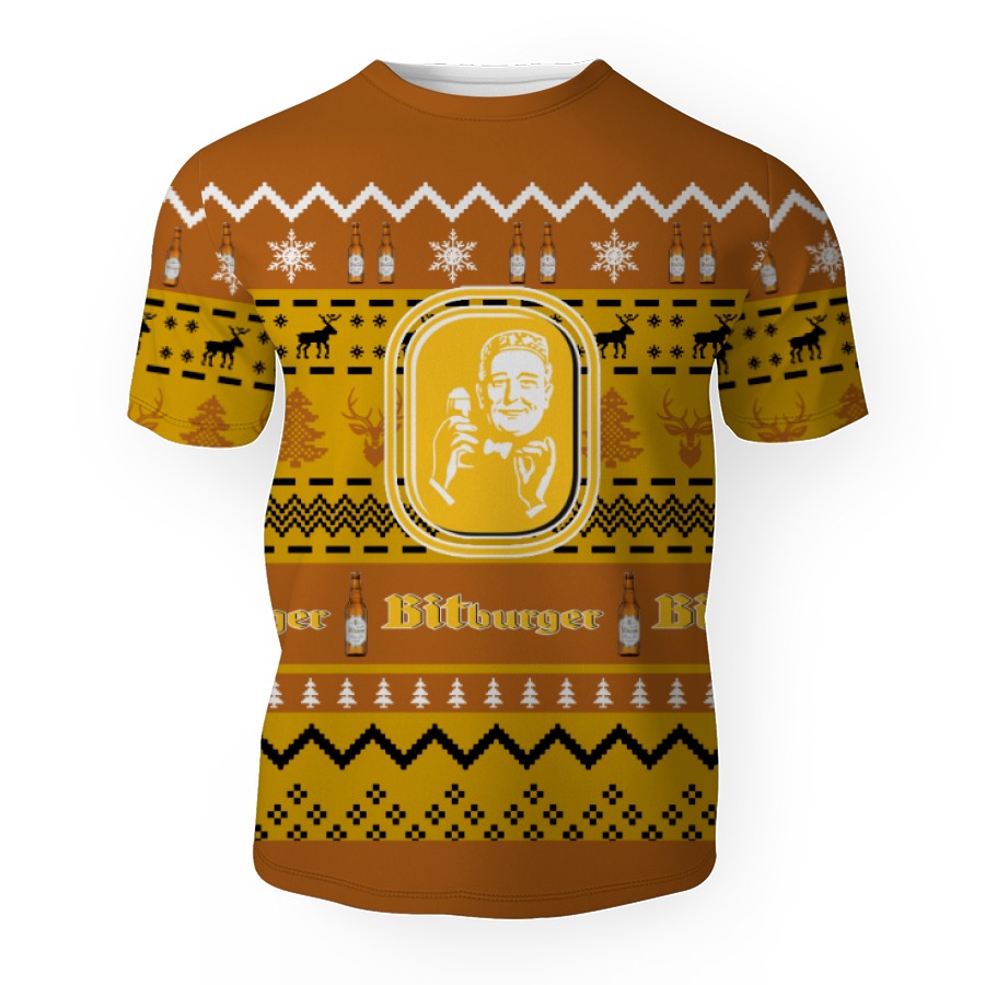 bitburger shirts beer vintage logo 3d unisex t shirt 1 Bitburger Shirts Beer Vintage Logo-3D Unisex T-Shirt - Image 1