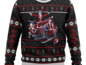 Black Butler Holiday Ugly Christmas Sweater - Image 1