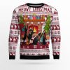 Black Cat Christmas Dancing Ugly Christmas Sweater Holiday Gift - Image 1