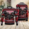 Black Cat Spooky Halloween Ugly Christmas Sweater Holiday Gift - Image 2