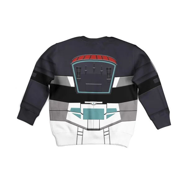 Black Convoy Kid Costume Cosplay Hoodie Sweatshirt T-Shirt 2 - Image 2