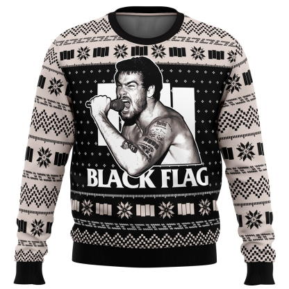 black flag ugly christmas sweater 1 Black Flag Ugly Christmas Sweater - Image 1
