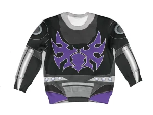 Black Hot Rodimus Kid Costume Cosplay Hoodie Sweatshirt T-Shirt 2 - Image 1