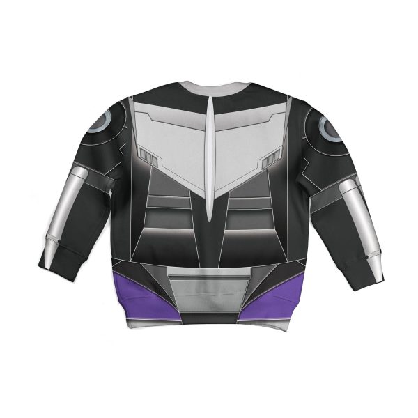 Black Hot Rodimus Kid Costume Cosplay Hoodie Sweatshirt T-Shirt 2 - Image 2