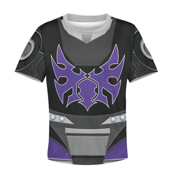 Black Hot Rodimus Kid Costume Cosplay Hoodie Sweatshirt T-Shirt 3 - Image 1