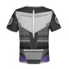 Black Hot Rodimus Kid Costume Cosplay Hoodie Sweatshirt T-Shirt 3 - Image 2