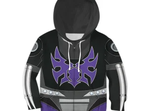Black Hot Rodimus Kid Costume Cosplay Hoodie Sweatshirt T-Shirt 4 - Image 1