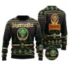 Black Jagermeister Christmas Ugly Christmas Sweater - Image 1