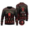 Black Jim Beam Christmas Ugly Christmas Sweater - Image 1