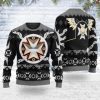 Black Templars Iconic Ugly Christmas Sweater - Image 1