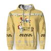 Black Velvet American Merry Christmas, Snoopy House Cute Fan Gift-3D Unisex Hoodie - Image 1