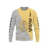 Black Velvet And Pattern Logo-3D Sweatshirt - Image 1