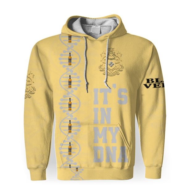 Black Velvet It's In My DNA-3D Unisex Hoodie - Image 1