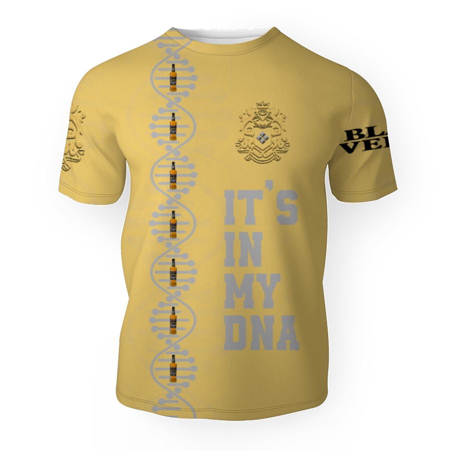 black velvet its in my dna 3d unisex t shirt 1 Black Velvet It's In My DNA-3D Unisex T-Shirt - Image 1