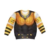 Blackarachnia Beast Wars Kid Costume Cosplay Hoodie Sweatshirt T-Shirt 2 - Image 1