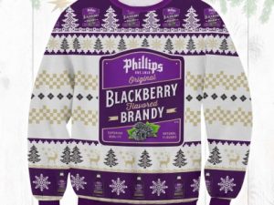 Blackberry Brandy Ugly Christmas Sweater - Image 1