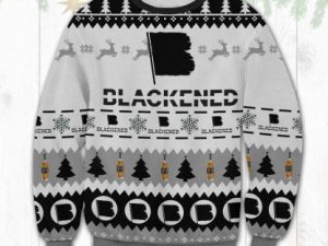 Blackened Whiskey Ugly Christmas Sweater - Image 1