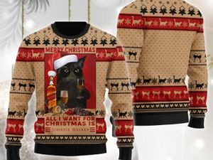 Blended Scotch Whisky Is All I Want For Ugly Christmas Sweater - Image 1