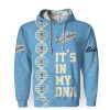 Blue Moon It's In My DNA-3D Unisex Hoodie - Image 1