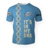 Blue Moon It's In My DNA-3D Unisex T-Shirt - Image 1