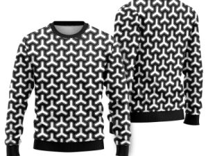 Blue Steel Ugly Christmas Sweater - Image 1