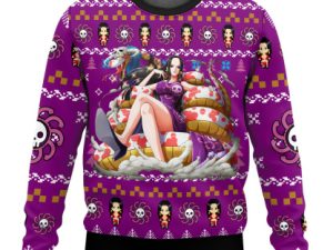 Boa Hancock One Piece Ugly Christmas Sweater - Image 1