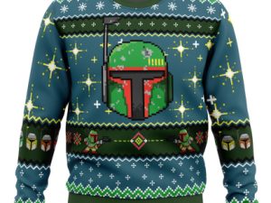 Boba Fett Ugly Christmas Sweater - Image 1