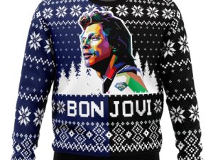 Bon Jovi Ugly Christmas Sweater - Image 1