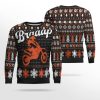 Braaap Moto Ugly Christmas Sweater Orange Version - Image 2