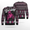 Braaap Moto Ugly Christmas Sweater Pink Version - Image 2