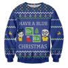 Breaking Bad Have A Blue Christmas Ugly Christmas Sweater - Image 1