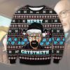 Breaking Bad Merry Crystmeth Ugly Christmas Sweater - Image 1