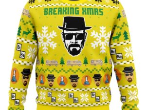 Breaking Xmas Breaking Bad Ugly Christmas Sweater - Image 1