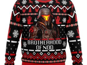 Brotherhood Of Nod Command And Conquer Ugly Christmas Sweater - Image 1
