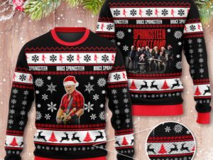 Bruce Springsteen E Street Band Christmas Ugly Christmas Sweater - Image 1