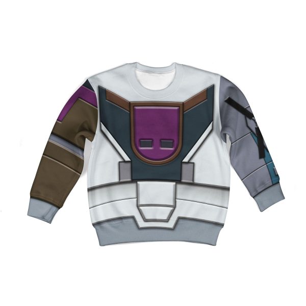 Bruticus Kid Costume Cosplay Hoodie Sweatshirt T-Shirt 2 - Image 1