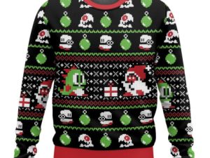 Bubble Bobble Ugly Christmas Sweater - Image 1