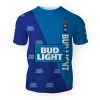 Bud Light And Pattern Logo-3D Unisex T-Shirt - Image 1