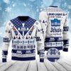 Bud Light In My Veins Jesus In My Heart Ugly Christmas Sweater - Image 1