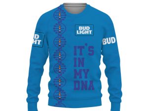 Bud Light It's In My DNA-3D Sweatshirt - Image 1