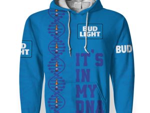 Bud Light It's In My DNA-3D Unisex Hoodie - Image 1