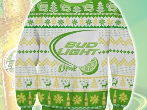 Bud Light Lime Ugly Christmas Sweater - Image 1