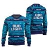 Bud Light Snowing Christmas Ugly Christmas Sweater - Image 1